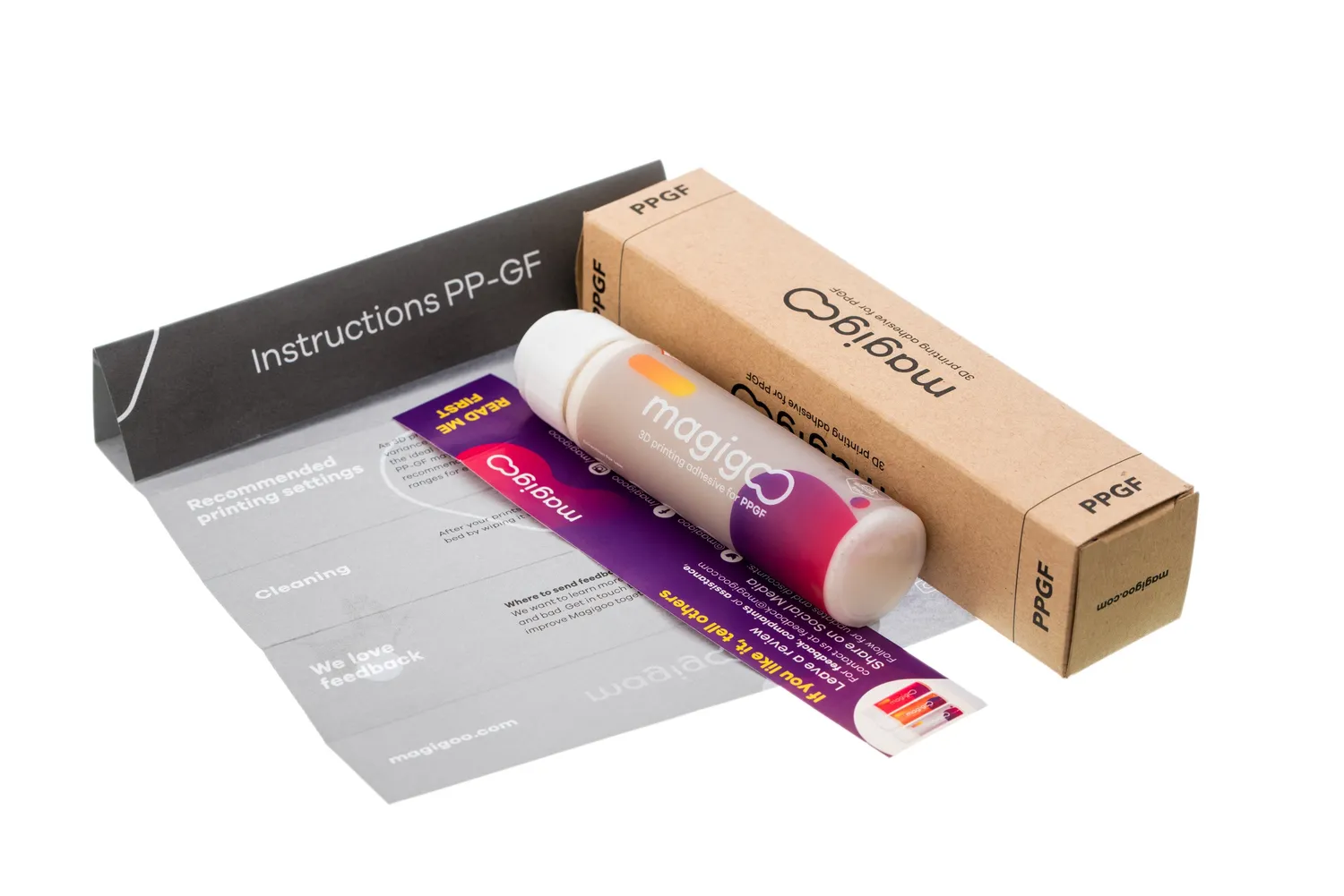 Magigoo PPGF colla stampa 3D PP-GF anti warping