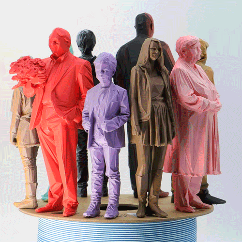 Panchroma Dual Matte PLA filamento 1,75mm 1kg bicolore