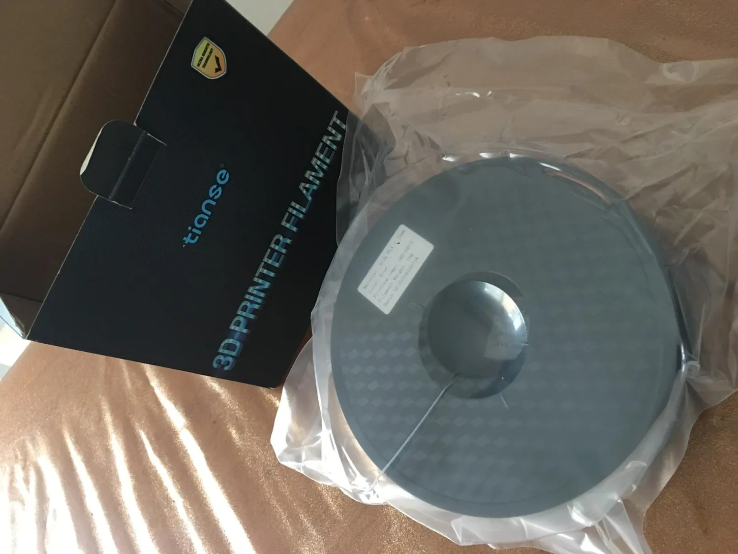 TIANSE Silk filamento PLA 1,75 mm blu seta 1 kg