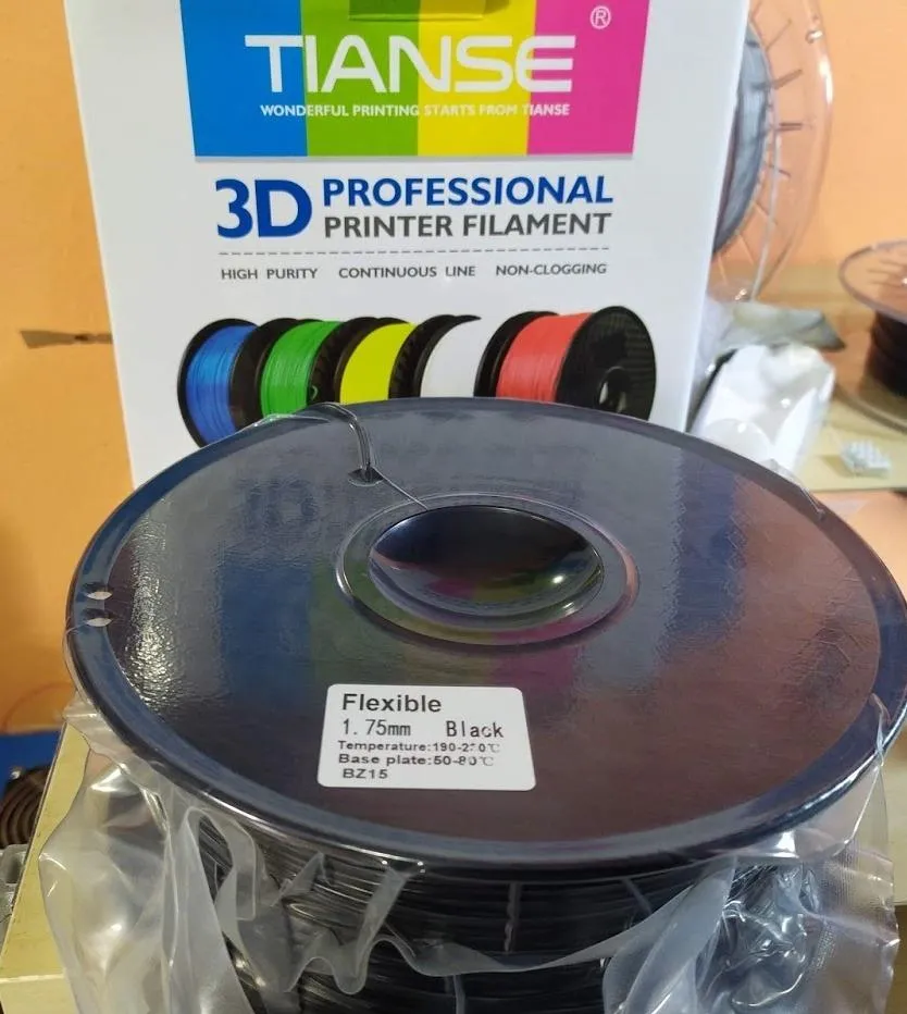 TIANSE filamento TPU 1,75 mm bianco 1 kg flessibile