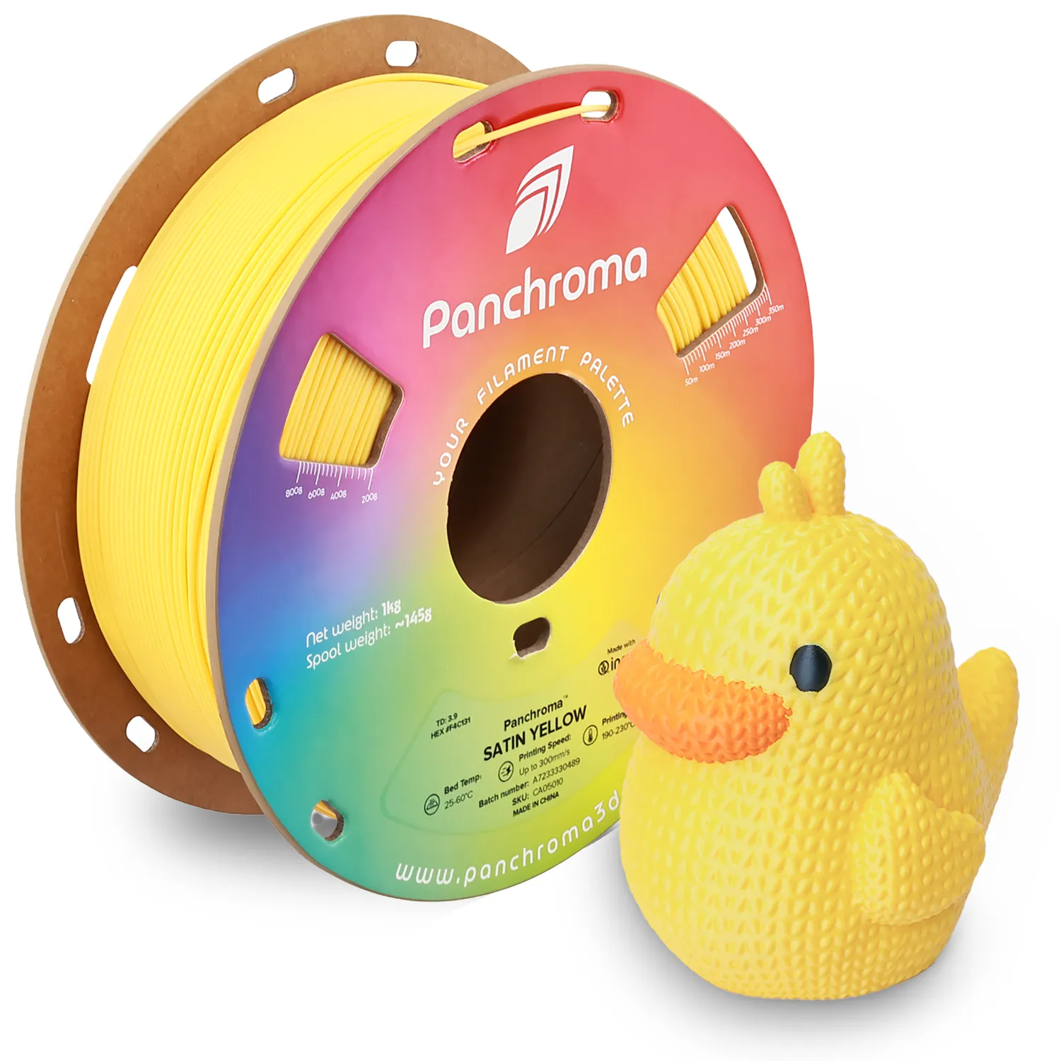 Panchroma Satin PLA filamento 1,75mm 1kg satinato