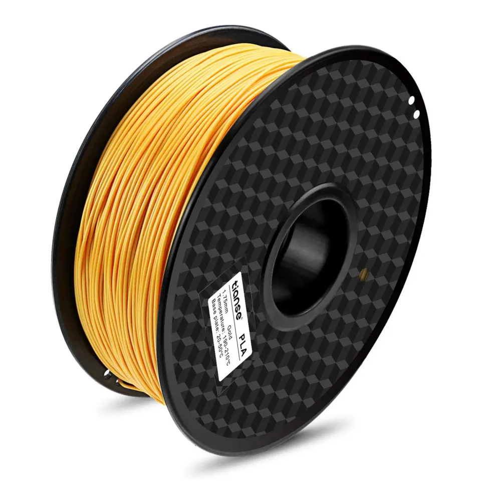 TIANSE Filamento PLA 1,75 mm oro 1 kg alta precisione