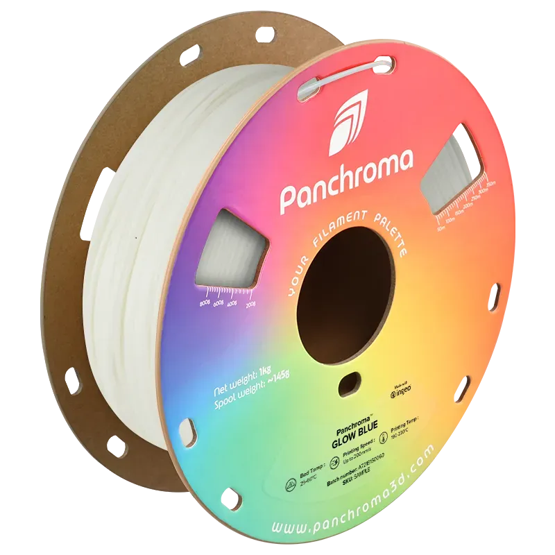 Panchroma Glow PLA filamento 1,75mm 1kg fosforescente