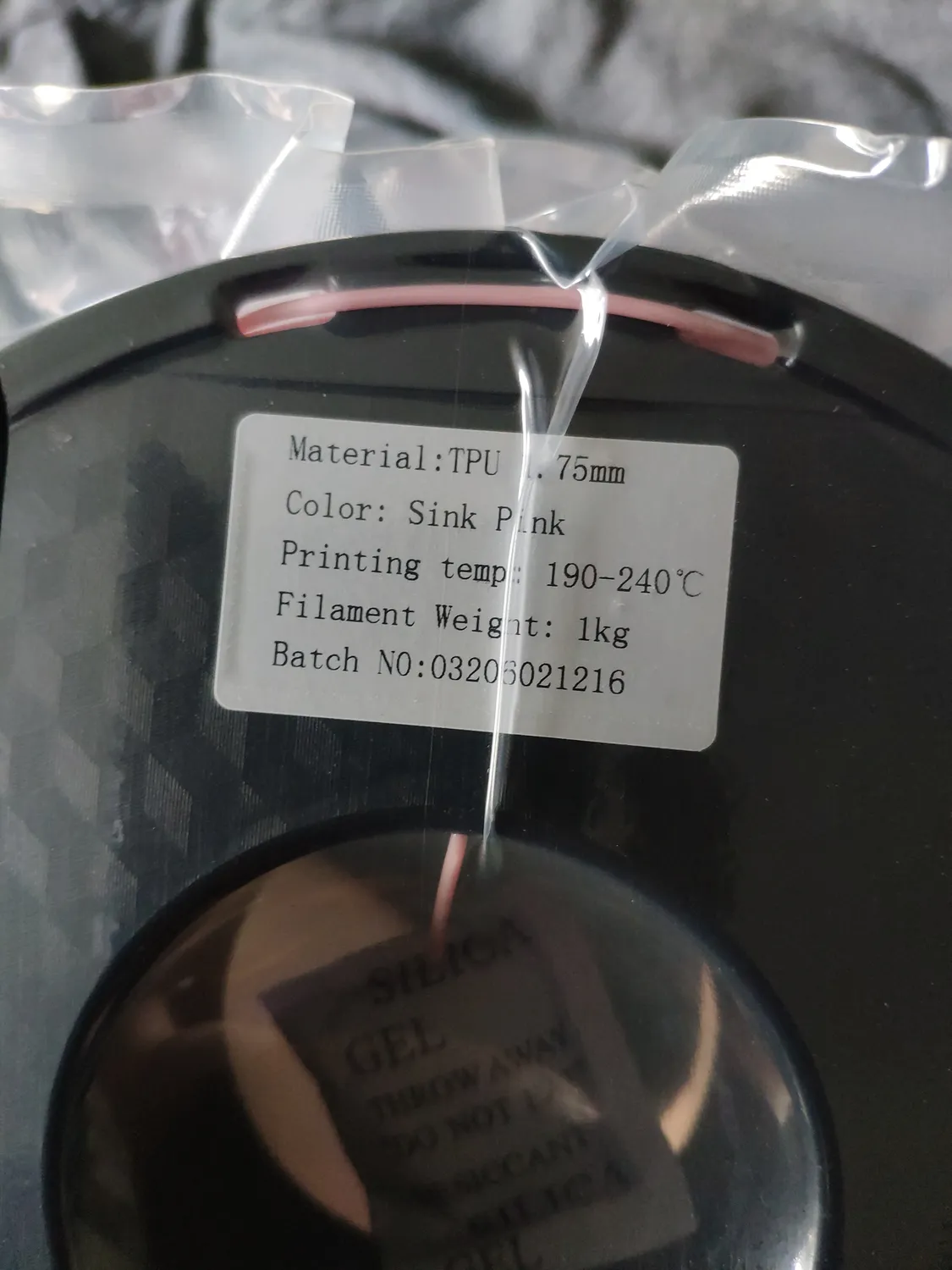 TIANSE TPU Filamento 3D 1,75mm Pelle 1kg Flessibile