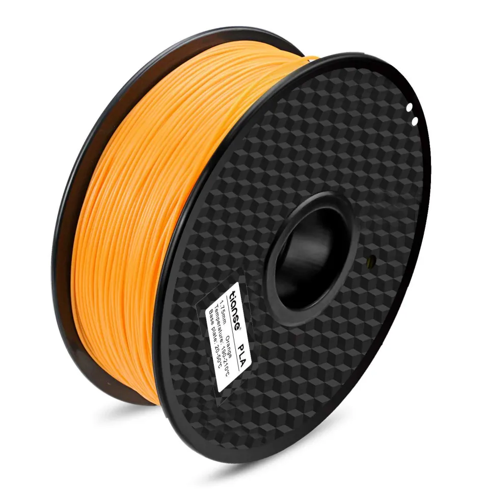 TIANSE PLA Filamento 1,75 mm Arancione 1 kg per Stampanti 3D
