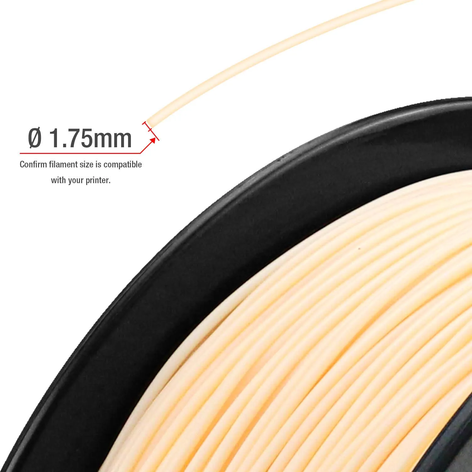 TIANSE TPU Filamento 3D 1,75mm Pelle 1kg Flessibile