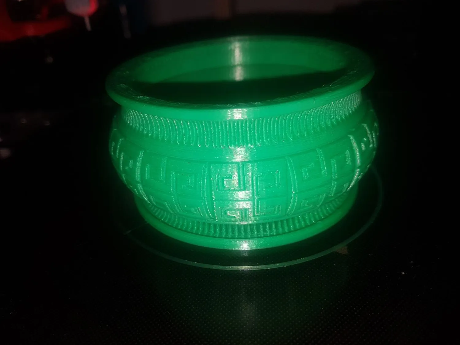 TIANSE PLA filamento 1,75mm verde 1kg opaco preciso