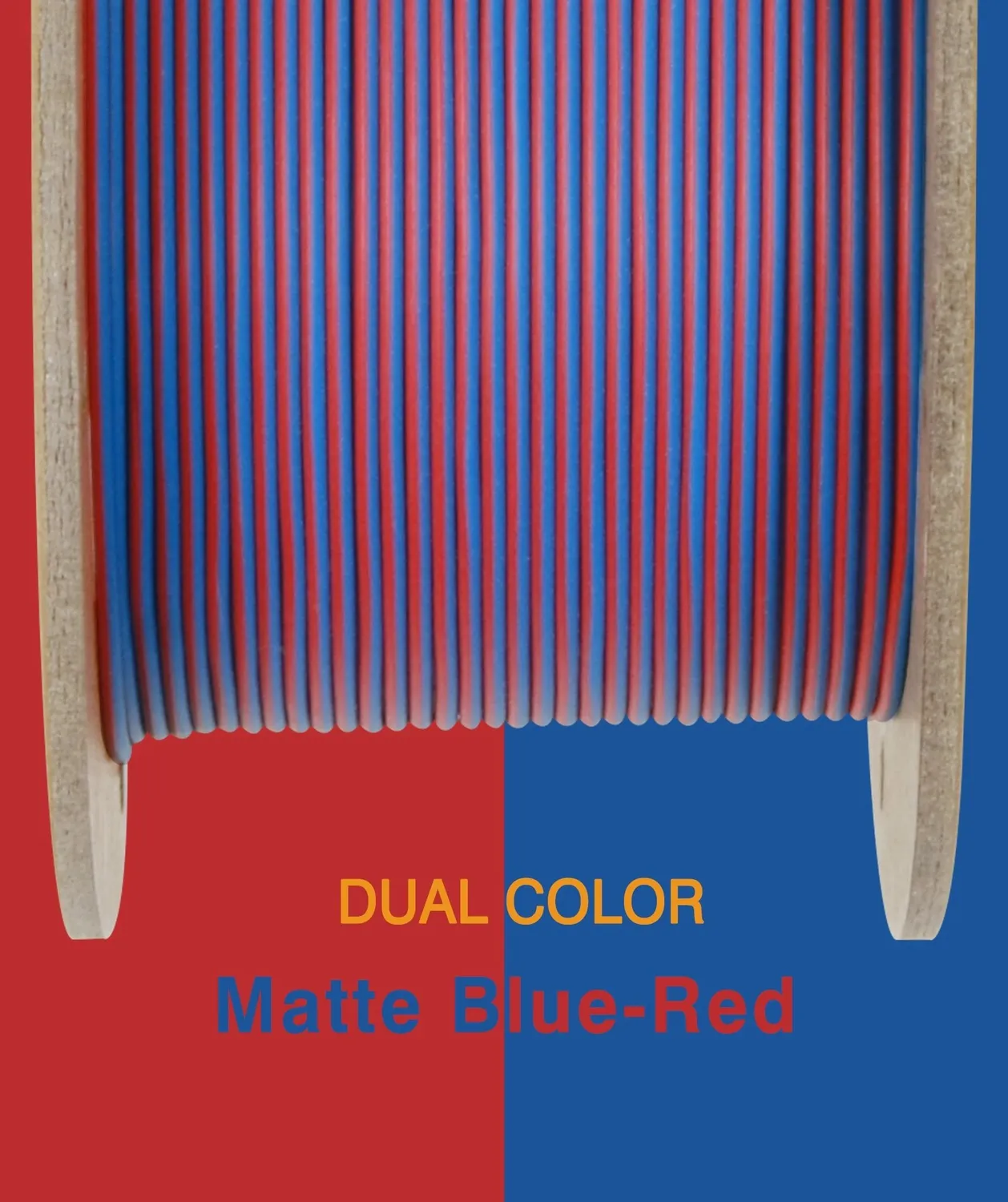 Overture Matte PLA Dual filamento 1,75mm nero-bianco bicolore