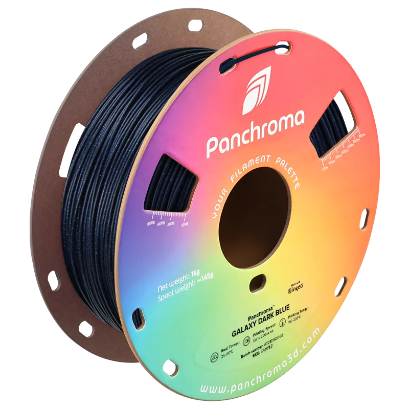 Panchroma Galaxy PLA filamento 1,75mm 1kg glitter