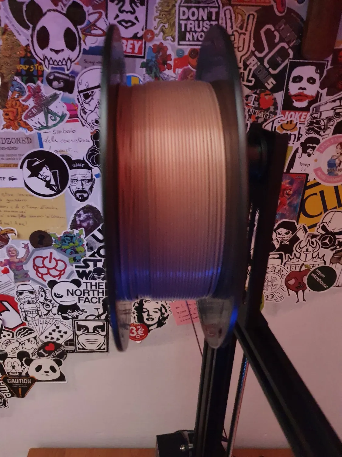 TIANSE Filamento PLA 1,75 mm rame 1 kg alta precisione