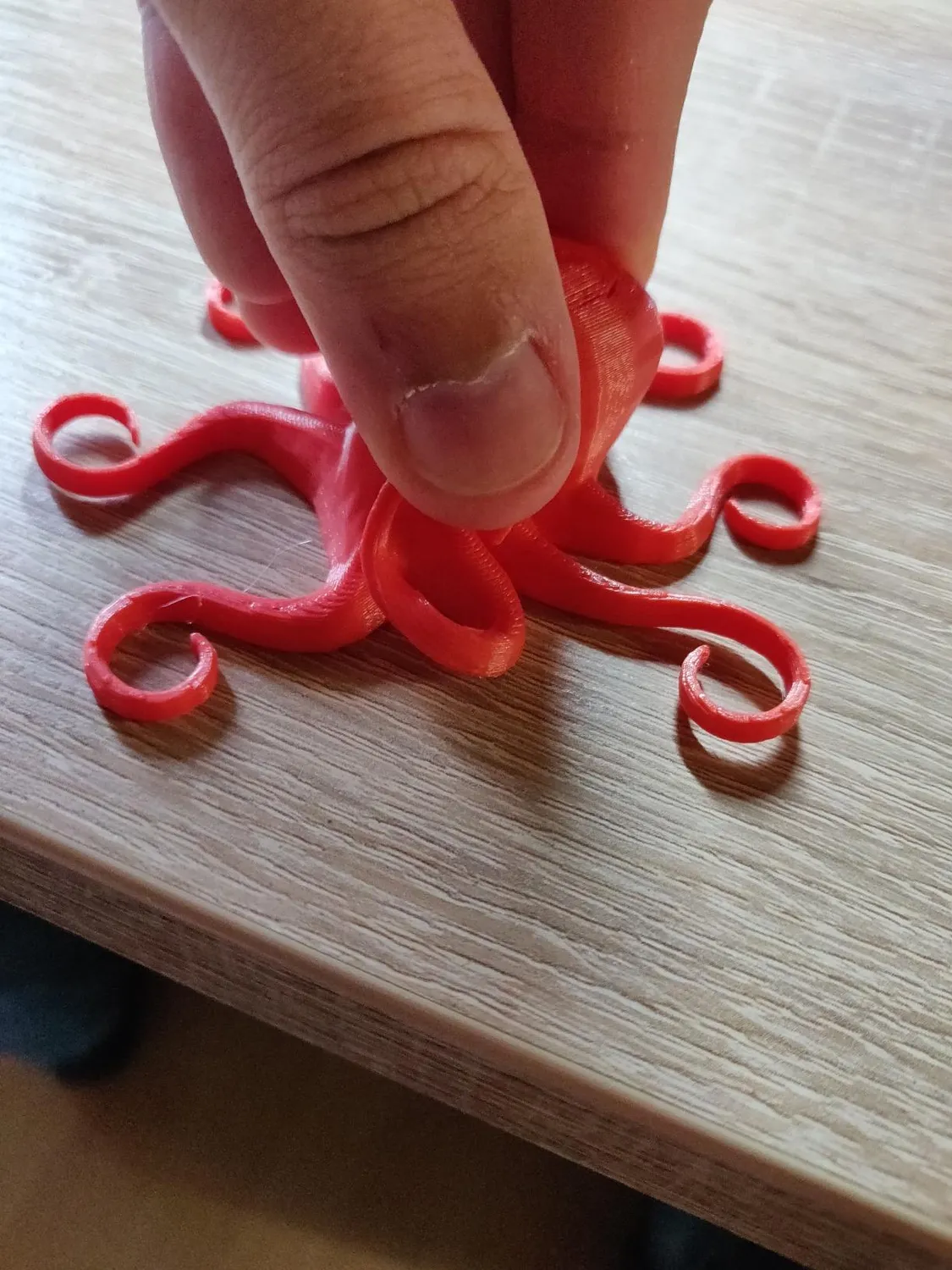 TIANSE Filamento TPU 1,75 mm rosso luce 1 kg flessibile
