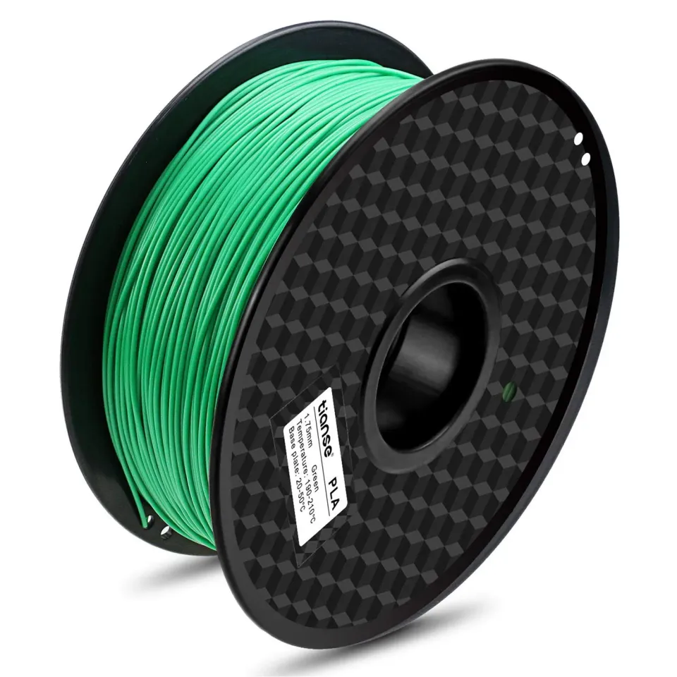 TIANSE PLA filamento 1,75mm verde 1kg opaco preciso