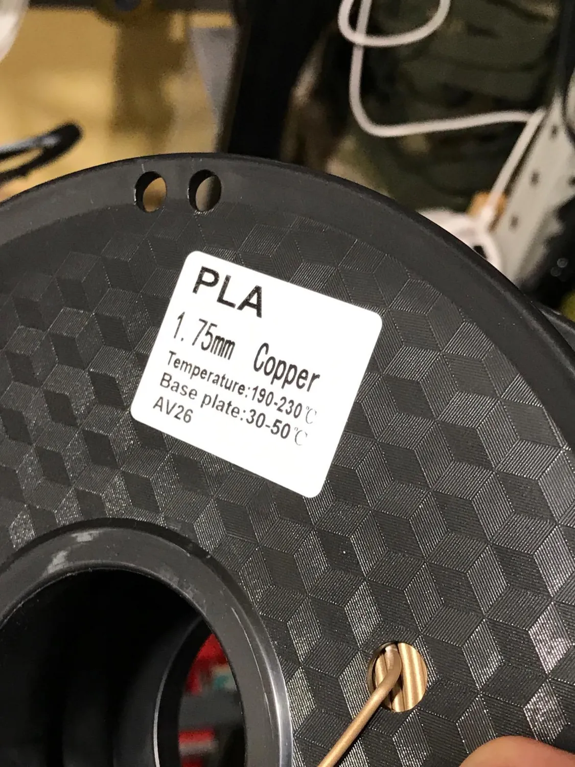 TIANSE Filamento PLA 1,75 mm rame 1 kg alta precisione