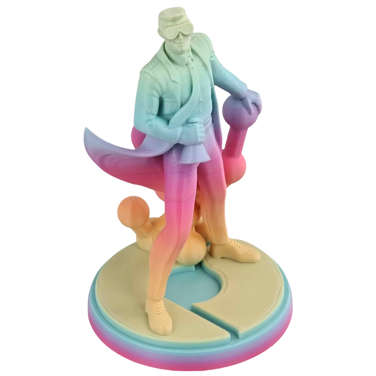Panchroma Gradient Satin PLA filamento Satin Rainbow 1kg