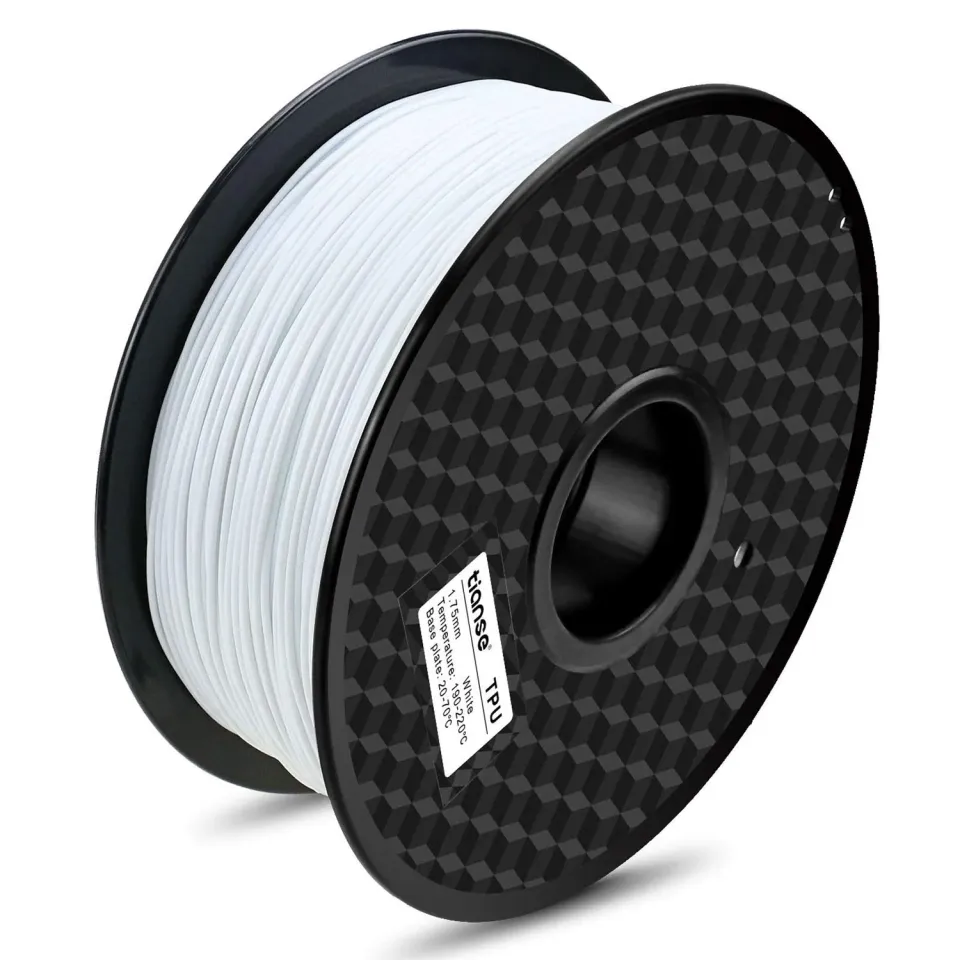 TIANSE filamento TPU 1,75 mm bianco 1 kg flessibile