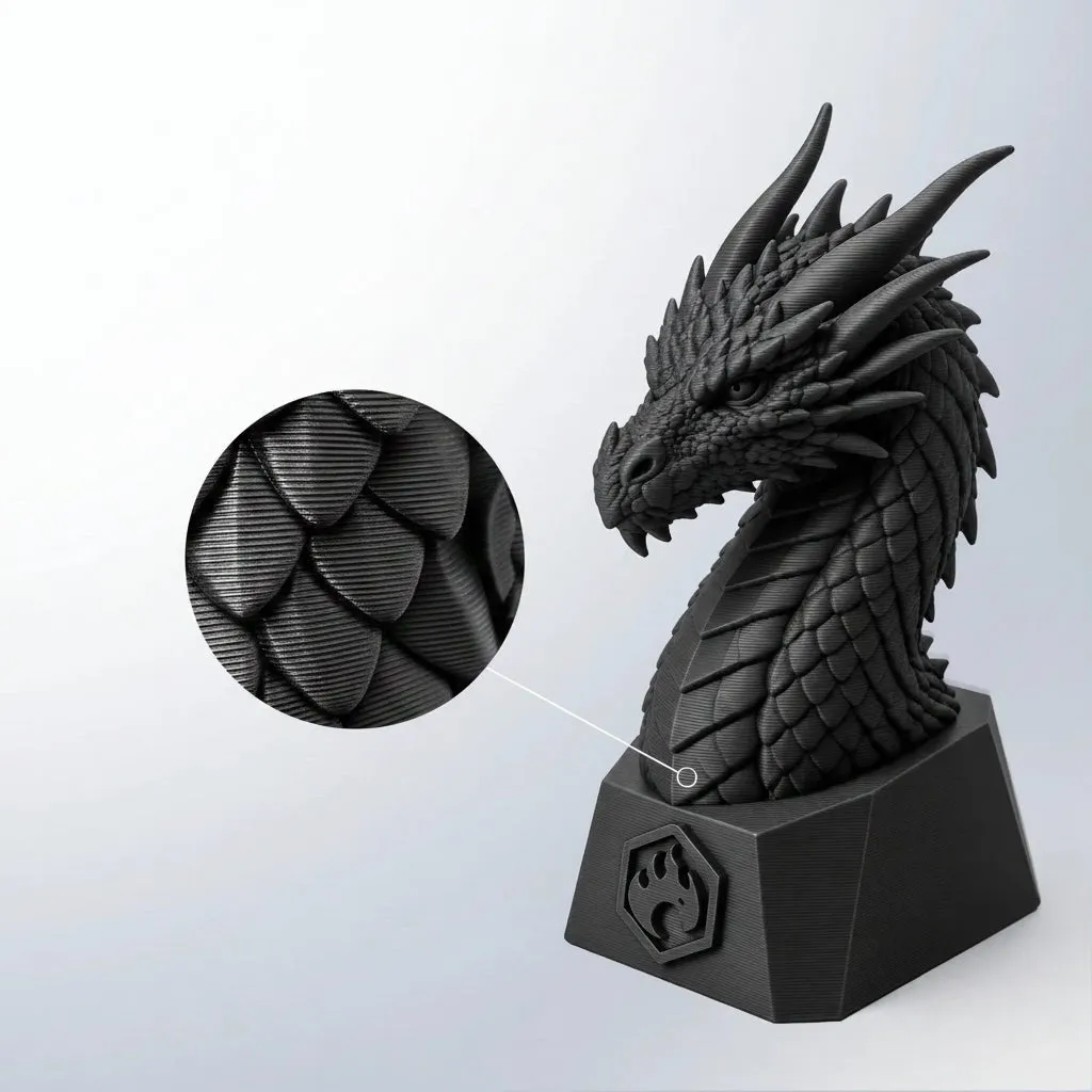 Overture PLA+ Filamento 1,75mm 1kg Nero resistente