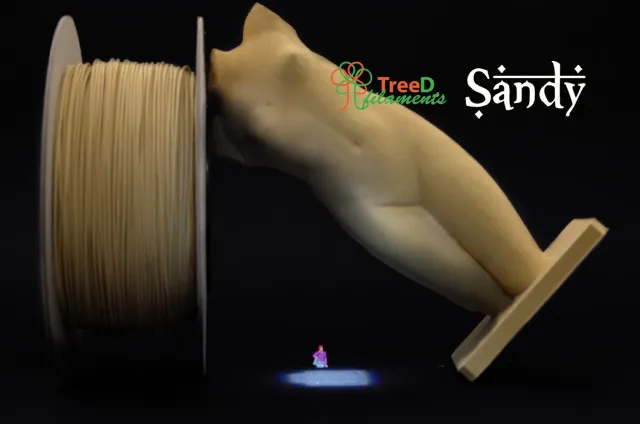 TreeD Architectural Sandy filamento 3D 750g effetto sabbia