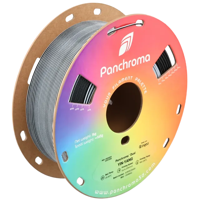 Panchroma Dual Special PLA filamento Yin-Yang 1kg bicolore
