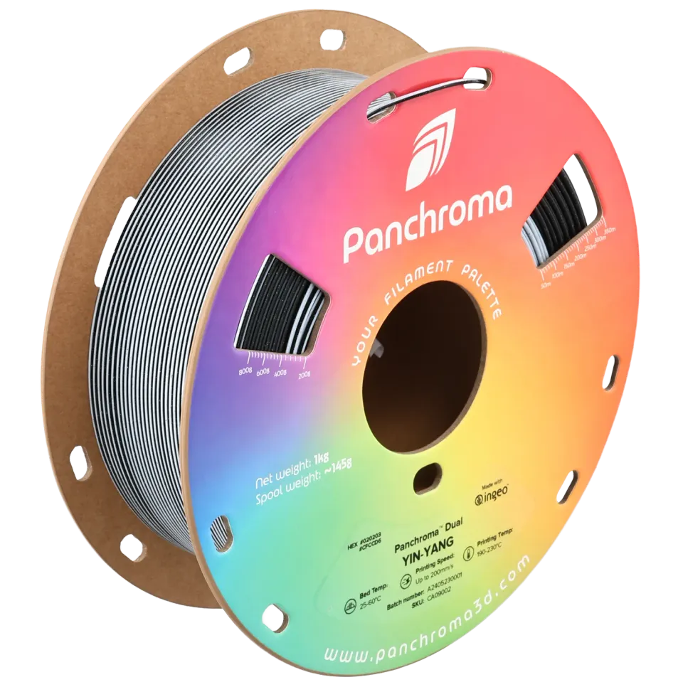 Panchroma Dual Special PLA filamento Yin-Yang 1kg bicolore