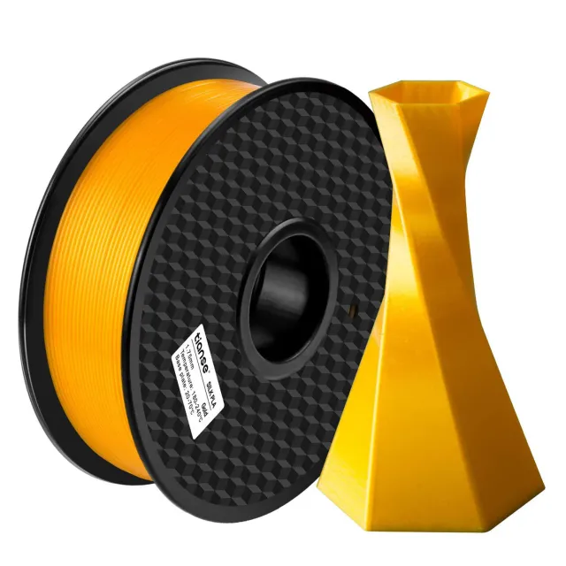 TIANSE Silk filamento PLA 1,75mm arancia oro 1kg cangiante