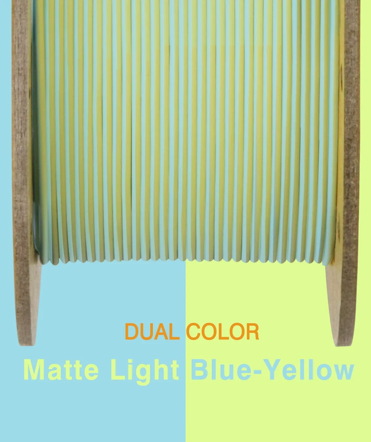 Overture Matte PLA Dual filamento 1,75mm nero-bianco bicolore