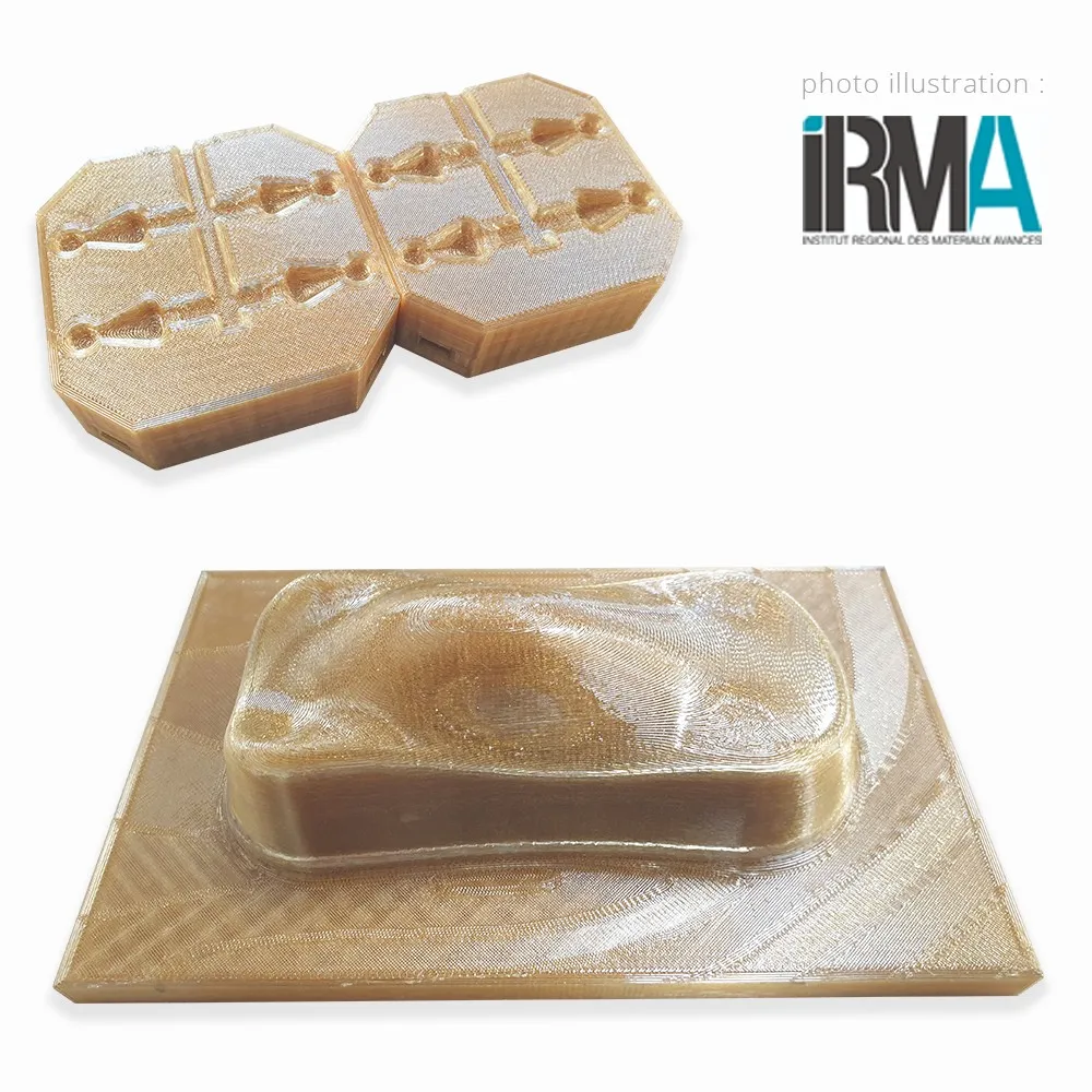 Nanovia PEI Ultem 1010 Filamento Ambra Alta Temperatura