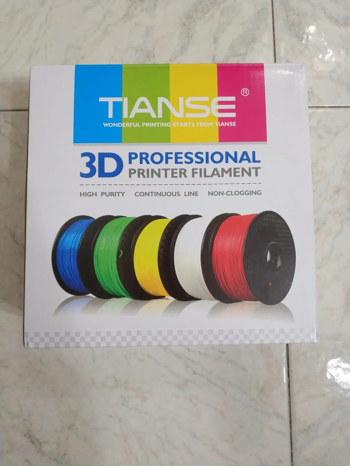 TIANSE Filamento PLA 1,75 mm rame 1 kg alta precisione