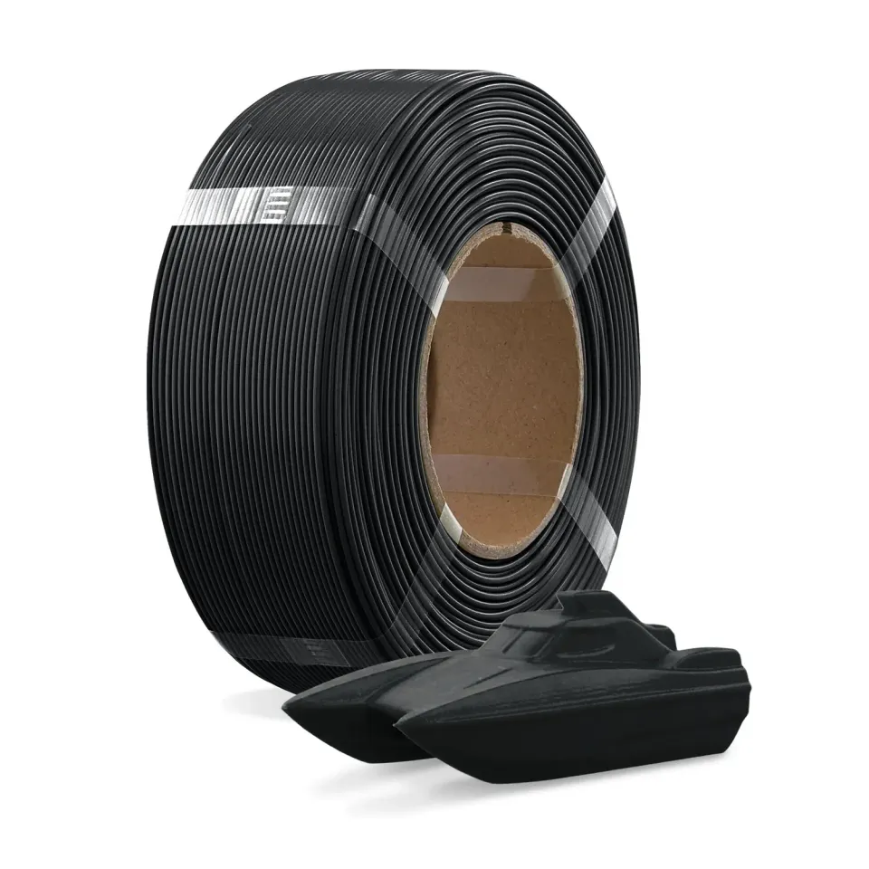 Overture PETG Refill Filamento 1,75mm 1kg Nero ricarica