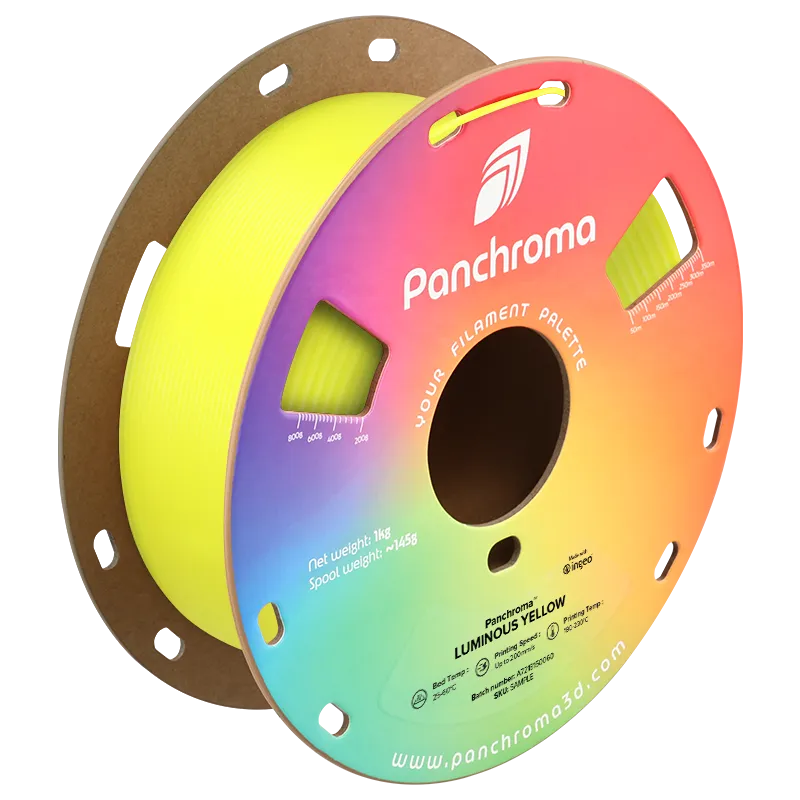 Panchroma Luminous PLA filamento 1,75mm 1kg fosforescente