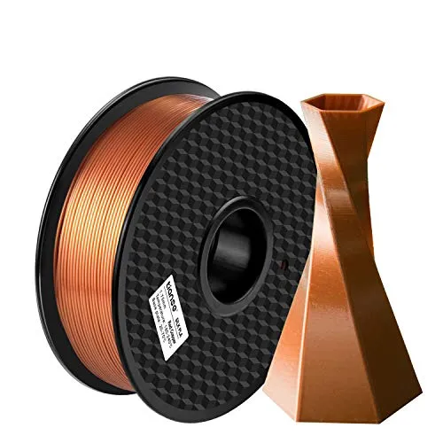 TIANSE Silk filamento PLA 1,75mm rame rosso 1kg metallico