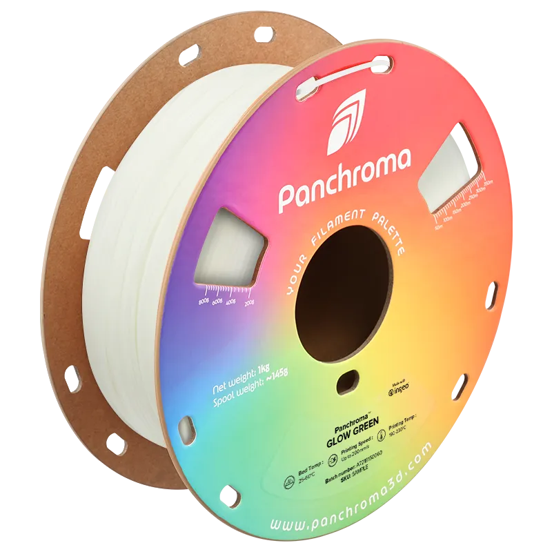Panchroma Glow PLA filamento 1,75mm 1kg fosforescente
