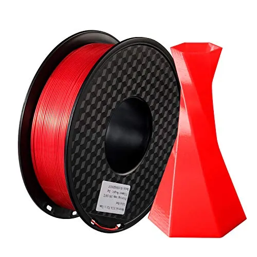 TIANSE Silk filamento PLA 1,75mm rosso 1kg effetto seta