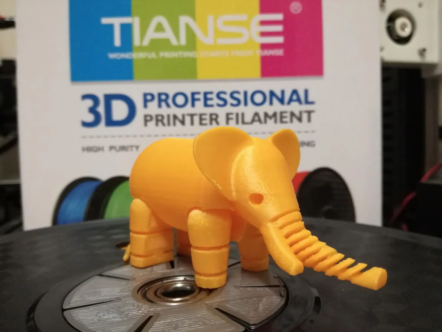 TIANSE PLA Filamento 1,75 mm Arancione 1 kg per Stampanti 3D