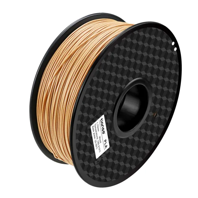TIANSE Wood filamento PLA 1,75 mm legna 1 kg effetto legno