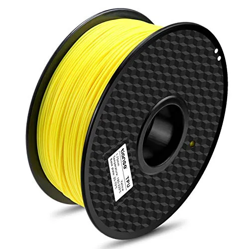 TIANSE TPU Filamento 3D 1,75mm Giallo 1kg Flessibile