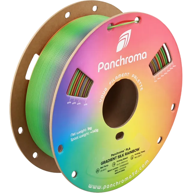 Panchroma Gradient Silk PLA filamento 1kg 1,75mm sfumato