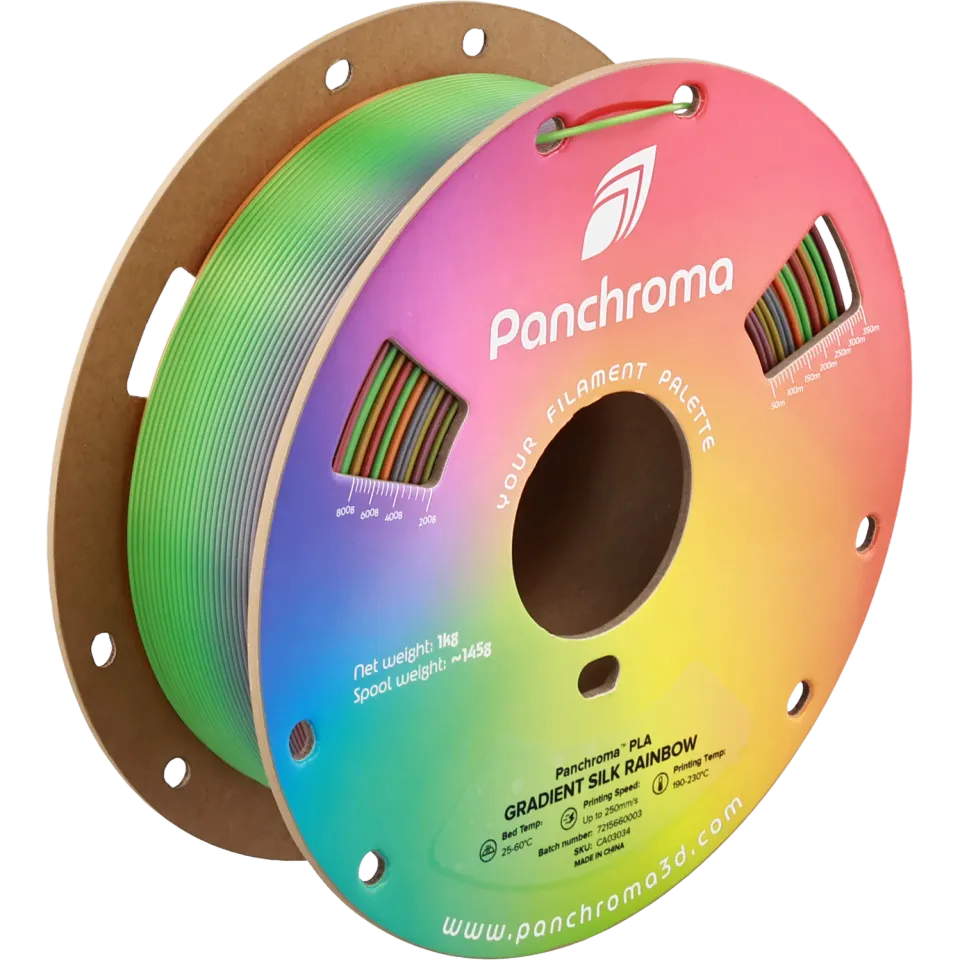 Panchroma Gradient Silk PLA filamento 1kg 1,75mm sfumato