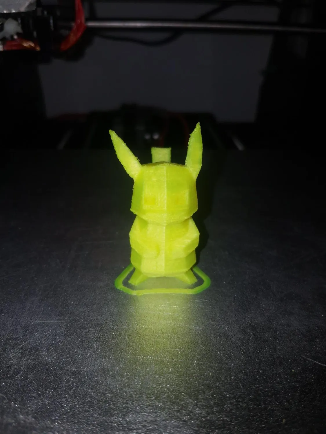 TIANSE PLA Filamento 3D 1,75mm Giallo Fluorescente 1kg