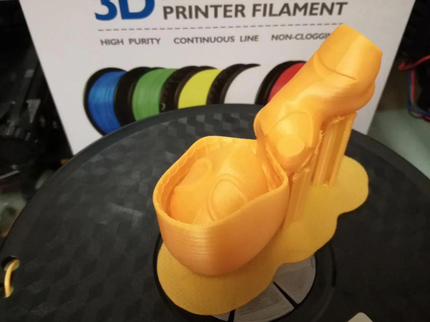 TIANSE PLA Filamento 1,75 mm Arancione 1 kg per Stampanti 3D