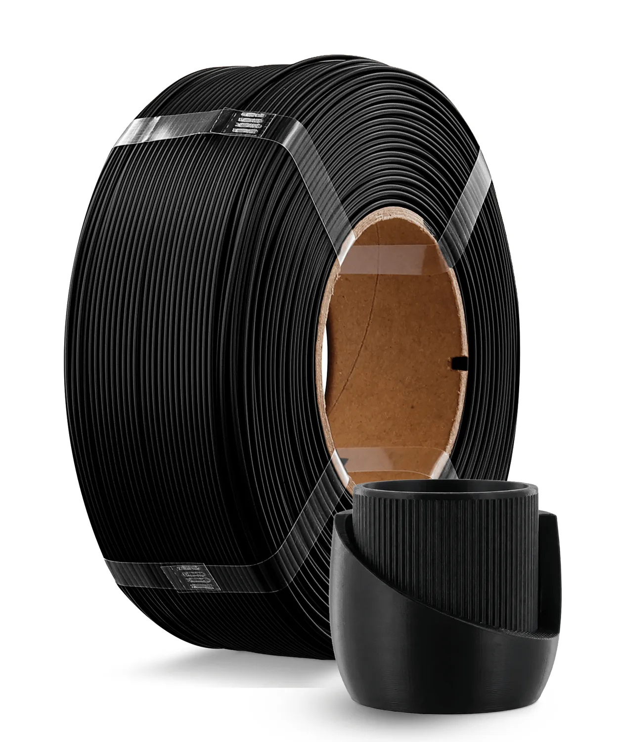 Overture PLA+ Refill filamento 1,75 mm nero 1 kg ricarica
