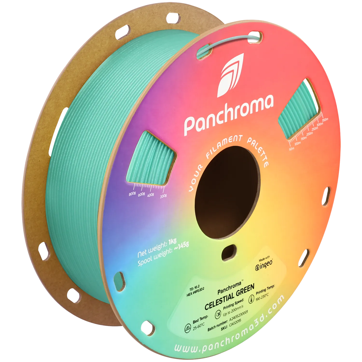 Panchroma Celestial PLA filamento 1,75mm 1kg glitter