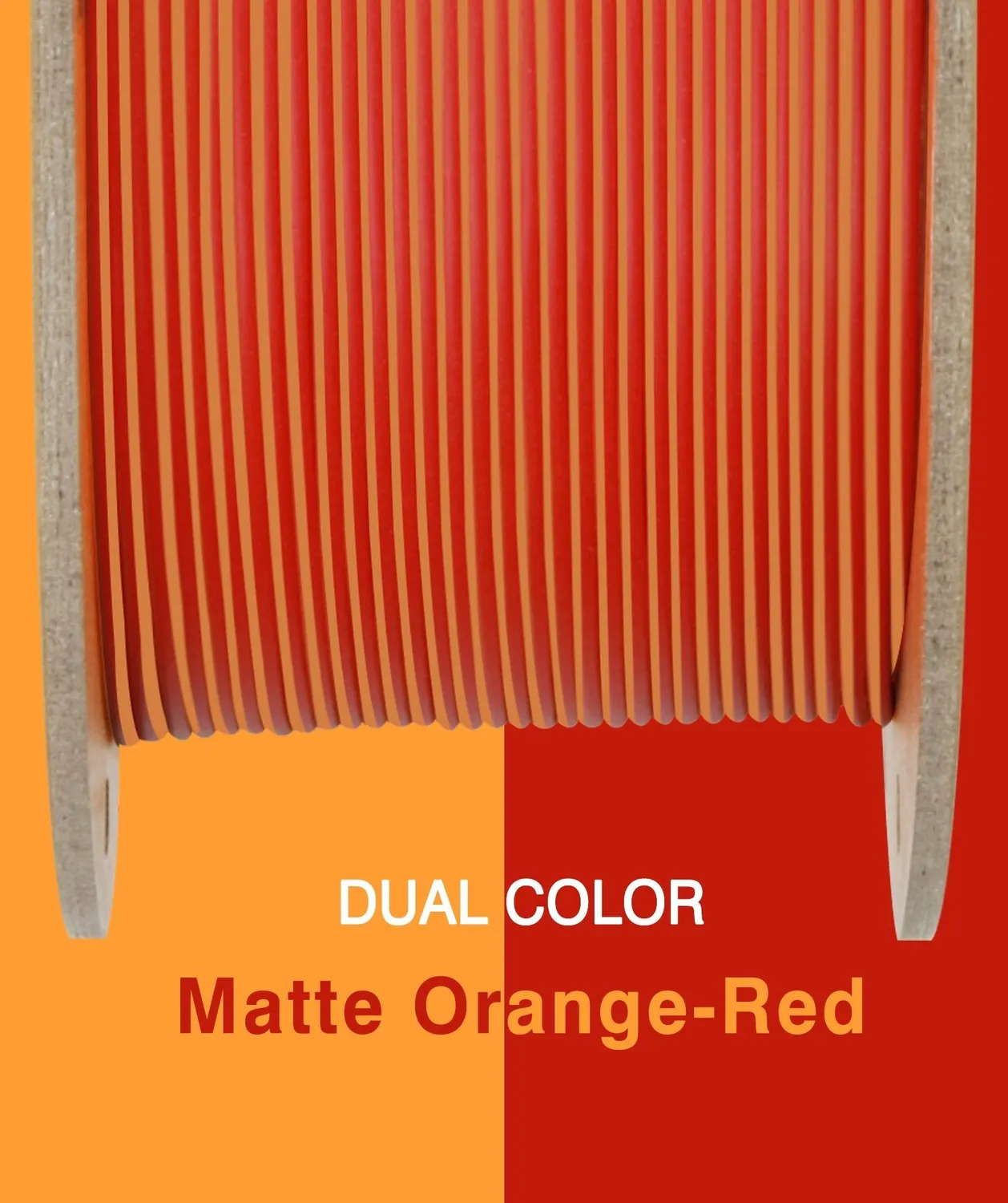 Overture Matte PLA Dual filamento 1,75mm nero-bianco bicolore