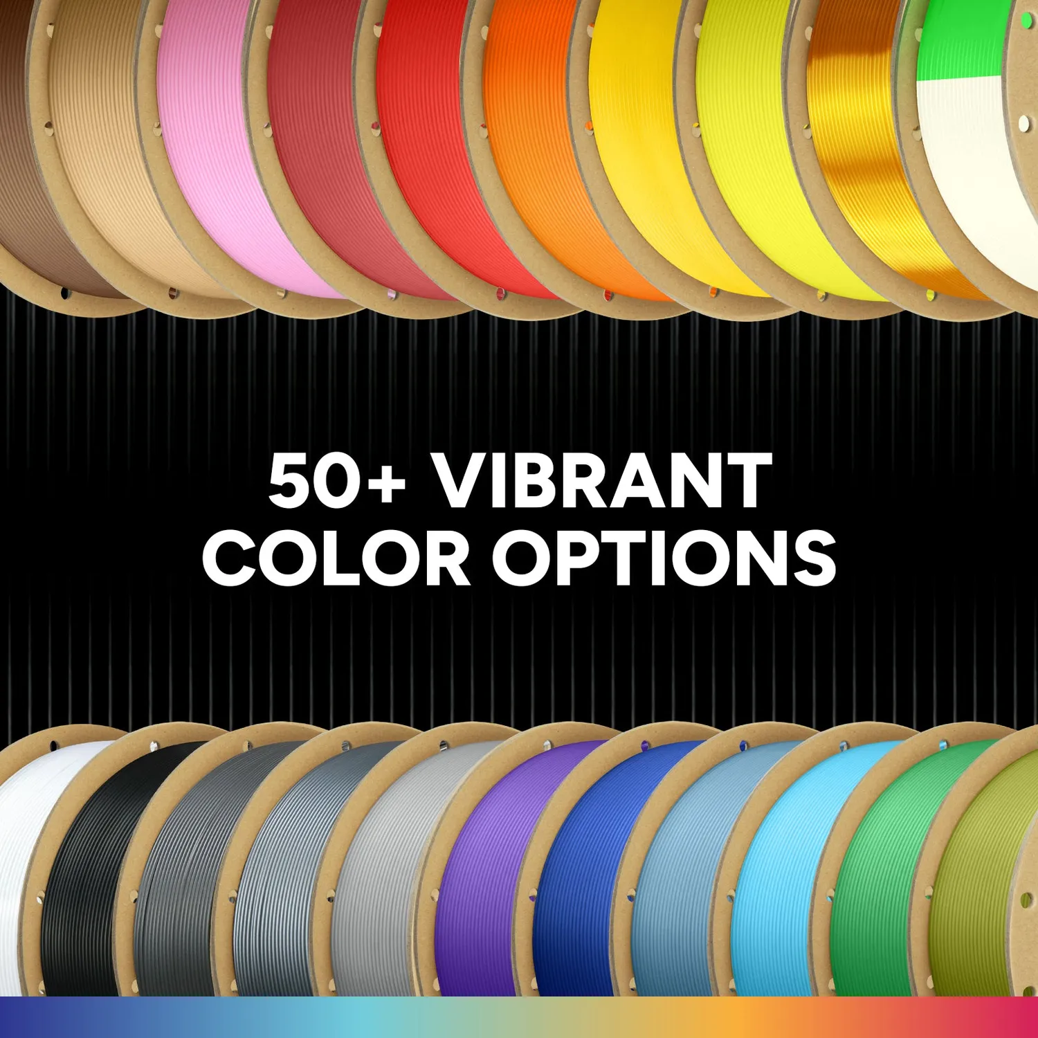 Overture PLA filamento 1.75mm 10 pack alta precisione