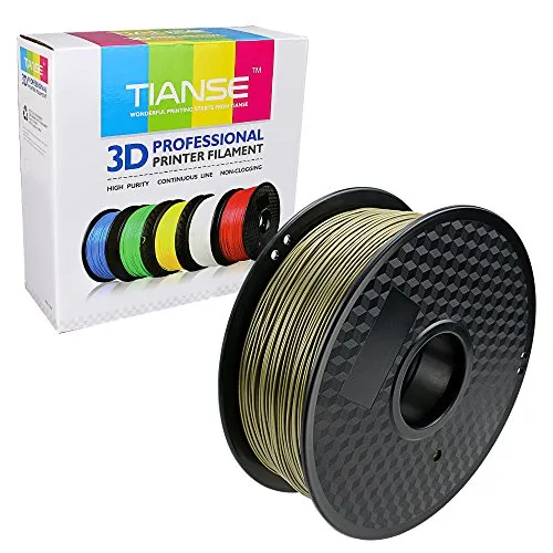 TIANSE Filamento PLA 1.75mm Bronzo Bobina 1kg ±0,03mm