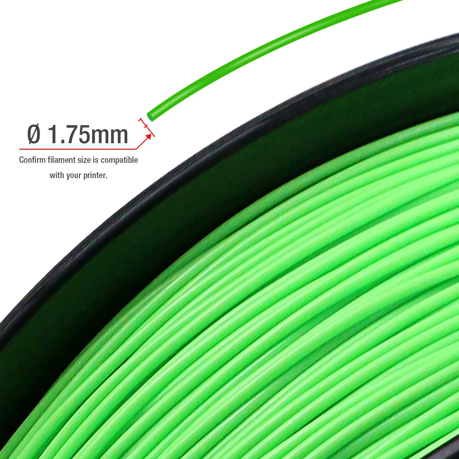 TIANSE PLA Filamento 1,75 mm Ciano 1 kg per Stampanti 3D