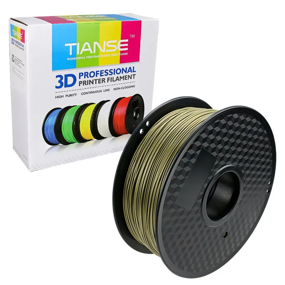 TIANSE Filamento PLA 1.75mm Bronzo Bobina 1kg ±0,03mm